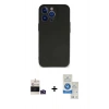 MARSİLYAN™- iPhone 14 Pro Max Kılıf Kozmos Yansıma Özel Seri - Şeffaf Royal Nano Ekran Koruyucu + Bilvis Titan Kamera Lens - DNMR