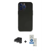 MARSİLYAN™- iPhone 14 Pro Max Kılıf Kozmos Yansıma Özel Seri - Şeffaf Royal Nano Ekran Koruyucu + Raze Metal Kamera Lens - GS