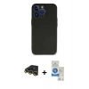 MARSİLYAN™- iPhone 14 Pro Max Kılıf Kozmos Yansıma Özel Seri - Şeffaf Royal Nano Ekran Koruyucu + Raze Metal Kamera Lens - GD