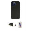 MARSİLYAN™- iPhone 14 Pro Max Kılıf Kozmos Yansıma Özel Seri - Siyah Joko 5D Cam + Raze Metal Kamera Lens - GD