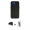 MARSİLYAN™- iPhone 14 Pro Max Kılıf Kozmos Yansıma Özel Seri - Siyah Joko 5D Cam + Raze Metal Kamera Lens - GS