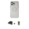 MARSİLYAN™- iPhone 14 Pro Max Kılıf Kutup Klasik - Siyah Joko Magic 5D Hayalet Cam + Raze Metal Kamera Lens - GD