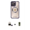 MARSİLYAN™- iPhone 14 Pro Max Kılıf Kutup Modern - Siyah Joko Magic 5D Hayalet Cam + Bilvis Titan Kamera Lens - GD