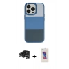 MARSİLYAN™- iPhone 14 Pro Max Kılıf Kutup Özel Seri - Siyah Joko 5D Cam + Raze Metal Kamera Lens - GS
