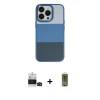 MARSİLYAN™- iPhone 14 Pro Max Kılıf Kutup Özel Seri - Siyah Joko Magic 5D Hayalet Cam + Bilvis Titan Kamera Lens - SH