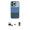 MARSİLYAN™- iPhone 14 Pro Max Kılıf Kutup Özel Seri - Siyah Joko Magic 5D Hayalet Cam + Bilvis Titan Kamera Lens - GD