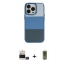 MARSİLYAN™- iPhone 14 Pro Max Kılıf Kutup Özel Seri - Siyah Joko Magic 5D Hayalet Cam + Bilvis Titan Kamera Lens - DNMR