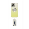 MARSİLYAN™- iPhone 14 Pro Max Kılıf Kutup Yansıma Özel Seri - Siyah Bilvis Hayalet Cam Ekran Koruyucu