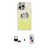 MARSİLYAN™- iPhone 14 Pro Max Kılıf Kutup Yansıma Özel Seri - Siyah Joko 5D Cam + Bilvis Titan Kamera Lens - DNMR