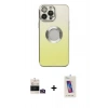 MARSİLYAN™- iPhone 14 Pro Max Kılıf Kutup Yansıma Özel Seri - Siyah Joko 5D Cam + Bilvis Titan Kamera Lens - GD