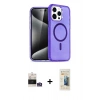 MARSİLYAN™- iPhone 14 Pro Max Kılıf Nova Asil Prime - Siyah 6D Mat Seramik Hayalet Nano Ekran Koruyucu + Bilvis Titan Kamera Lens - GS