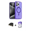 MARSİLYAN™- iPhone 14 Pro Max Kılıf Nova Asil Prime - Siyah Bilvis 5in1 3D Magic Cam Ekran Koruyucu + Raze Metal Kamera Lens - GD