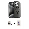 MARSİLYAN™- iPhone 14 Pro Max Kılıf Nova Asil Prime - Siyah Joko 5D Cam + Bilvis Titan Kamera Lens - GD