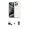 MARSİLYAN™- iPhone 14 Pro Max Kılıf Nova Asil Prime - Siyah Joko Magic 5D Hayalet Cam + Bilvis Titan Kamera Lens - GD