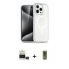 MARSİLYAN™- iPhone 14 Pro Max Kılıf Nova Asil Prime - Siyah Joko Magic 5D Hayalet Cam + Bilvis Titan Kamera Lens - SH