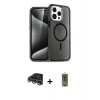 MARSİLYAN™- iPhone 14 Pro Max Kılıf Nova Asil Prime - Siyah Joko Magic 5D Hayalet Cam + Raze Metal Kamera Lens - GS