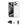 MARSİLYAN™- iPhone 14 Pro Max Kılıf Nova Asil Prime - Siyah Joko Magic 5D Hayalet Cam + Raze Metal Kamera Lens - GD
