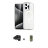 MARSİLYAN™- iPhone 14 Pro Max Kılıf Nova Asil Prime - Siyah Joko Magic 5D Hayalet Cam + Raze Metal Kamera Lens - GS