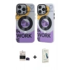 MARSİLYAN™- iPhone 14 Pro Max Kılıf Nova Doku Koleksiyonu - Şeffaf Pasifik Cam Ekran Koruyucu + Bilvis Titan Kamera Lens - SH