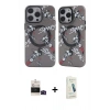 MARSİLYAN™- iPhone 14 Pro Max Kılıf Nova Doku Koleksiyonu - Şeffaf Pasifik Cam Ekran Koruyucu + Bilvis Titan Kamera Lens - SH