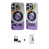 MARSİLYAN™- iPhone 14 Pro Max Kılıf Nova Doku Koleksiyonu - Şeffaf Pasifik Cam Ekran Koruyucu + Bilvis Titan Kamera Lens - GD