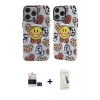 MARSİLYAN™- iPhone 14 Pro Max Kılıf Nova Doku Koleksiyonu - Şeffaf Pasifik Cam Ekran Koruyucu + Bilvis Titan Kamera Lens - SH