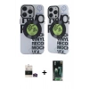 MARSİLYAN™- iPhone 14 Pro Max Kılıf Nova Doku Koleksiyonu - Siyah 360 Mat Full Body Arka Koruyucu + Bilvis Titan Kamera Lens - GD