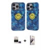 MARSİLYAN™- iPhone 14 Pro Max Kılıf Nova Doku Koleksiyonu - Siyah Bilvis 3D Mat Cam Ekran Koruyucu + Bilvis Titan Kamera Lens - GD