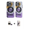 MARSİLYAN™- iPhone 14 Pro Max Kılıf Nova Doku Koleksiyonu - Siyah Bilvis 3D Mat Cam Ekran Koruyucu + Bilvis Titan Kamera Lens - GD