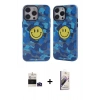 MARSİLYAN™- iPhone 14 Pro Max Kılıf Nova Doku Koleksiyonu - Siyah Bilvis 3D Mat Cam Ekran Koruyucu + Bilvis Titan Kamera Lens - DNMR