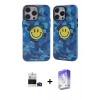 MARSİLYAN™- iPhone 14 Pro Max Kılıf Nova Doku Koleksiyonu - Siyah Bilvis 5in1 3D Magic Cam Ekran Koruyucu + Bilvis Titan Kamera Lens - DNMR