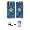 MARSİLYAN™- iPhone 14 Pro Max Kılıf Nova Doku Koleksiyonu - Siyah Bilvis 5in1 3D Magic Cam Ekran Koruyucu + Bilvis Titan Kamera Lens - GD