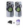 MARSİLYAN™- iPhone 14 Pro Max Kılıf Nova Doku Koleksiyonu - Siyah Bilvis 5in1 3D Magic Cam Ekran Koruyucu + Raze Metal Kamera Lens - GS