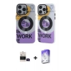 MARSİLYAN™- iPhone 14 Pro Max Kılıf Nova Doku Koleksiyonu - Siyah Bilvis 5in1 3D Magic Cam Ekran Koruyucu + Bilvis Titan Kamera Lens - SH