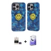 MARSİLYAN™- iPhone 14 Pro Max Kılıf Nova Doku Koleksiyonu - Siyah Bilvis 5in1 5D Magic Hayalet Cam Ekran Koruyucu + Gümüş Bilvis Titan Kamera Lens