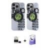 MARSİLYAN™- iPhone 14 Pro Max Kılıf Nova Doku Koleksiyonu - Siyah Bilvis 5in1 5D Magic Hayalet Cam Ekran Koruyucu + Bilvis Titan Kamera Lens - SH