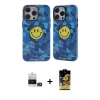 MARSİLYAN™- iPhone 14 Pro Max Kılıf Nova Doku Koleksiyonu - Siyah Buffer Cam Ekran Koruyucu + Bilvis Titan Kamera Lens - GD