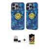 MARSİLYAN™- iPhone 14 Pro Max Kılıf Nova Doku Koleksiyonu - Siyah Buffer Cam Ekran Koruyucu + Bilvis Titan Kamera Lens - SH