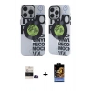 MARSİLYAN™- iPhone 14 Pro Max Kılıf Nova Doku Koleksiyonu - Siyah Buffer Hayalet Cam Ekran Koruyucu + Bilvis Titan Kamera Lens - SH