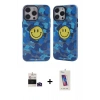MARSİLYAN™- iPhone 14 Pro Max Kılıf Nova Doku Koleksiyonu - Siyah Joko 5D Cam + Derin Mor Bilvis Titan Kamera Lens