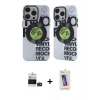 MARSİLYAN™- iPhone 14 Pro Max Kılıf Nova Doku Koleksiyonu - Siyah Joko 5D Cam + Derin Mor Bilvis Titan Kamera Lens