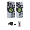 MARSİLYAN™- iPhone 14 Pro Max Kılıf Nova Doku Koleksiyonu - Siyah Joko 5D Cam + Gümüş Raze Metal Kamera Lens