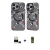 MARSİLYAN™- iPhone 14 Pro Max Kılıf Nova Doku Koleksiyonu - Siyah Joko Magic 5D Hayalet Cam + Bilvis Titan Kamera Lens - GS