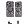MARSİLYAN™- iPhone 14 Pro Max Kılıf Nova Doku Koleksiyonu - Siyah Joko Magic 5D Hayalet Cam + Bilvis Titan Kamera Lens - GD