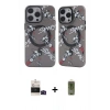 MARSİLYAN™- iPhone 14 Pro Max Kılıf Nova Doku Koleksiyonu - Siyah Joko Magic 5D Hayalet Cam + Bilvis Titan Kamera Lens - SH