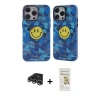 MARSİLYAN™- iPhone 14 Pro Max Kılıf Nova Doku Koleksiyonu - Siyah Mat Seramik Nano Ekran Koruyucu + Raze Metal Kamera Lens - GS