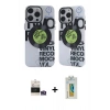 MARSİLYAN™- iPhone 14 Pro Max Kılıf Nova Doku Koleksiyonu - Siyah Polymer Nano Ekran Koruyucu + Bilvis Titan Kamera Lens - GS