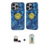 MARSİLYAN™- iPhone 14 Pro Max Kılıf Nova Doku Koleksiyonu - Siyah Polymer Nano Ekran Koruyucu + Bilvis Titan Kamera Lens - SH
