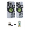 MARSİLYAN™- iPhone 14 Pro Max Kılıf Nova Doku Koleksiyonu - Siyah Polymer Nano Ekran Koruyucu + Bilvis Titan Kamera Lens - GD
