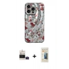 MARSİLYAN™- iPhone 14 Pro Max Kılıf Nova Doku Prime - Siyah 6D Mat Seramik Hayalet Nano Ekran Koruyucu + Bilvis Titan Kamera Lens - SH